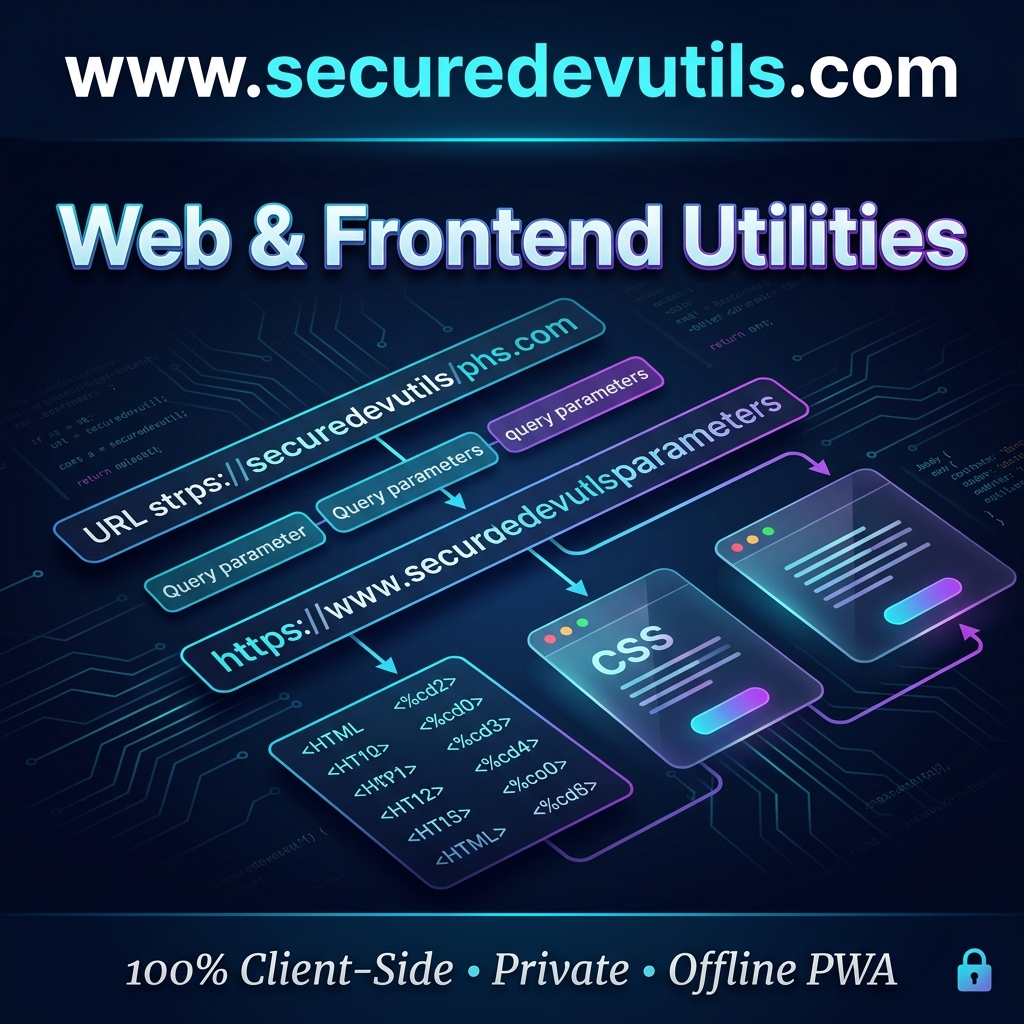 Web Utility HTML Entity Encoder & Decoder