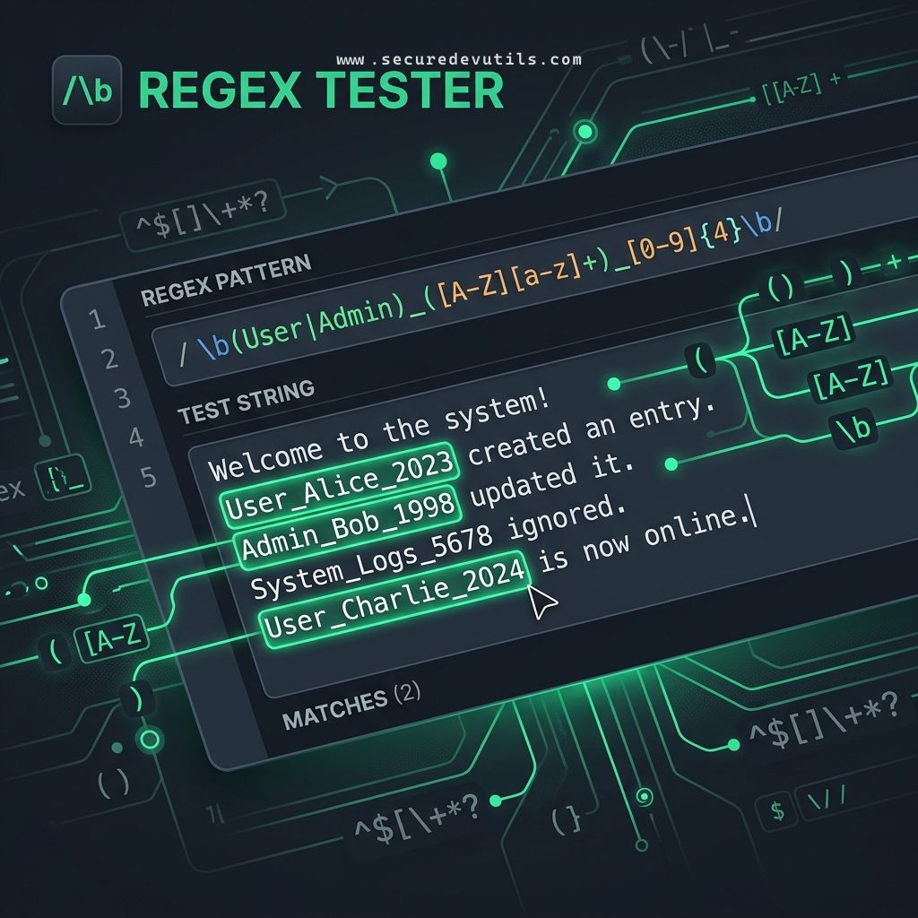 Regex Tester & Match Debugger